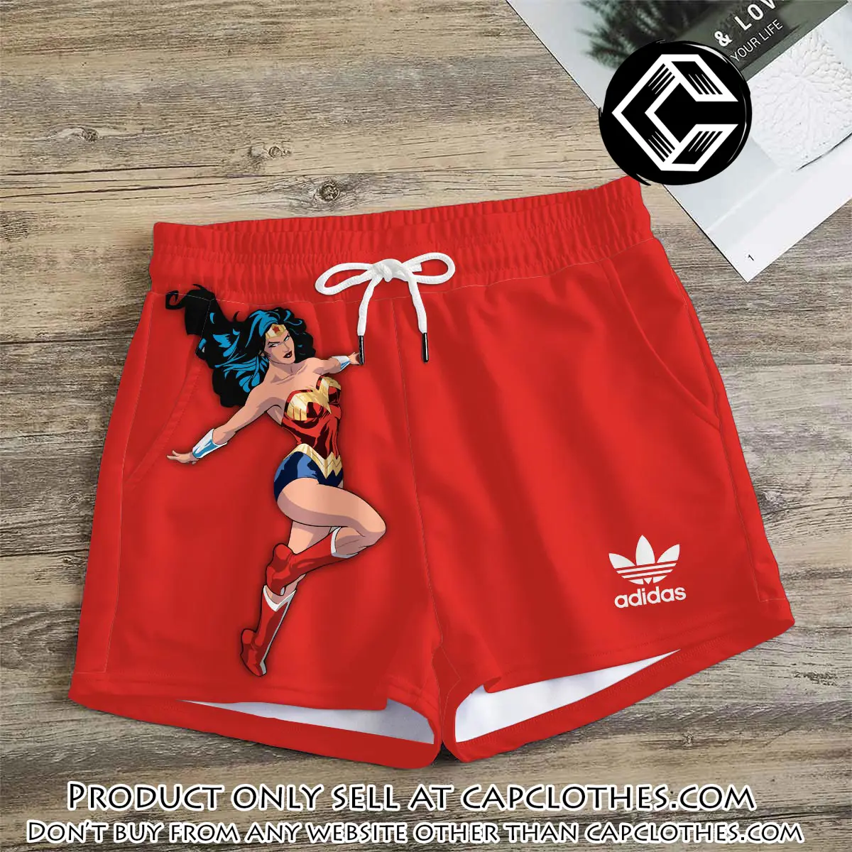 Premium wonder woman in adidas women shorts lady beach shorts wms1071 cc1941451